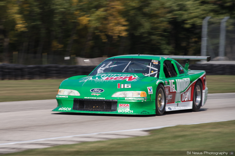 1995 Ford Roush Mustang GT1 #116 driven by Colin Comer in turn 6-7, Road America, Elkhart Lake, WI ~ DSC_8428