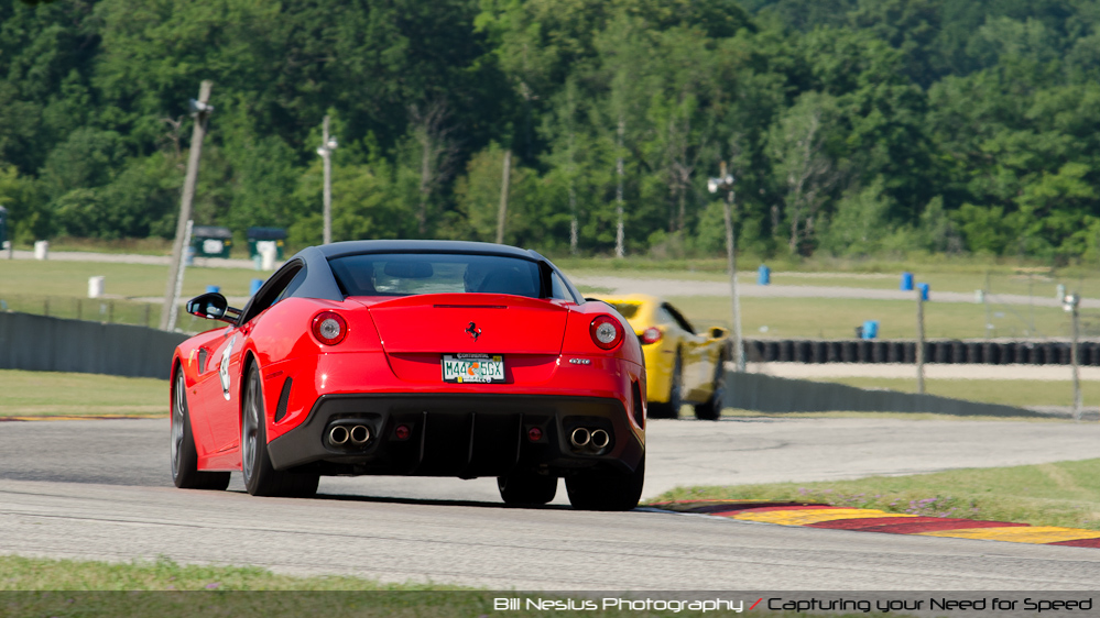Ferrari 599 at Road America, Elkhart Lake, WI, turn 7 / DSC_1017