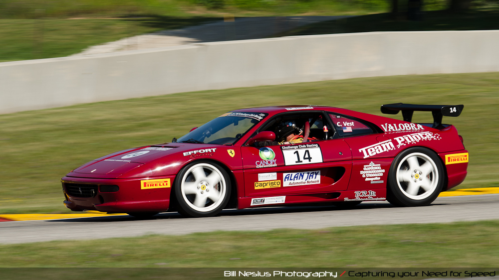 Ferrari 355 at Road America, Elkhart Lake, WI, turn 7 / DSC_1486