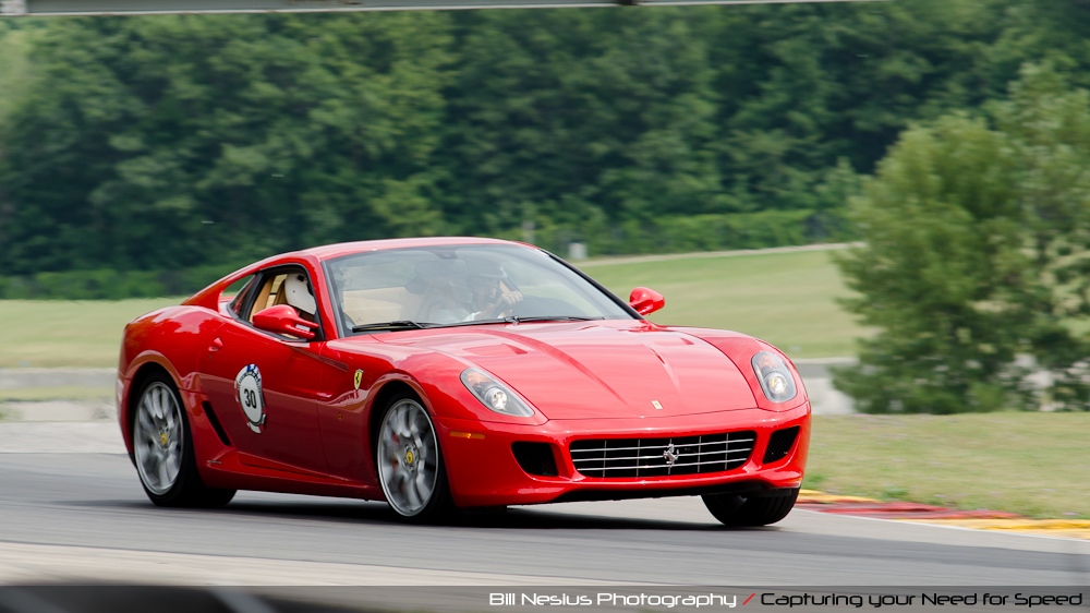 Ferrari 599 at Road America, Elkhart Lake, WI, turn 6 / DSC_2168