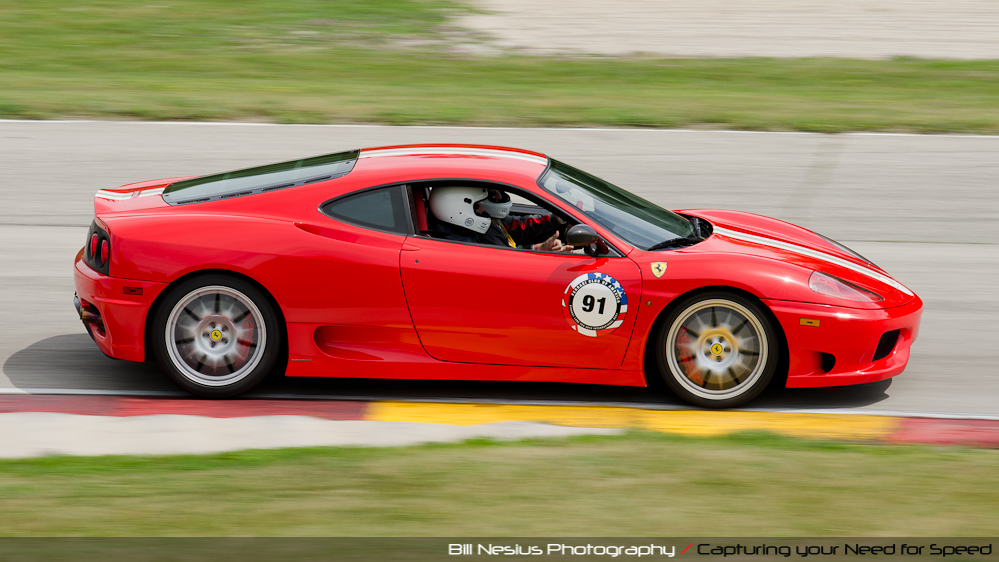 Ferrari 430 at Road America, Elkhart Lake, WI, turn 7 / DSC_2351
