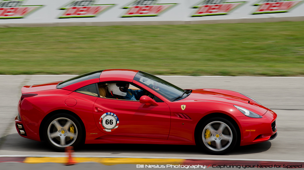 Ferrari 599 at Road America, Elkhart Lake, WI, turn 7 / DSC_2373
