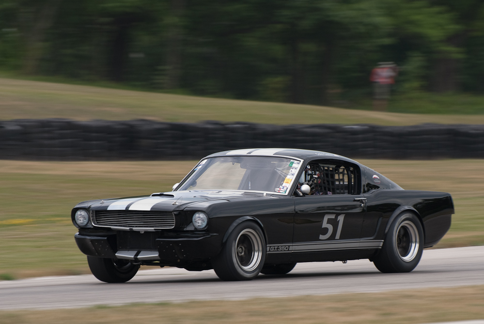 Colin Comer driving a 1966 Shelby GT350 in turn 7 Road America, Elkhart Lake, WI  ~  DSC_0120
