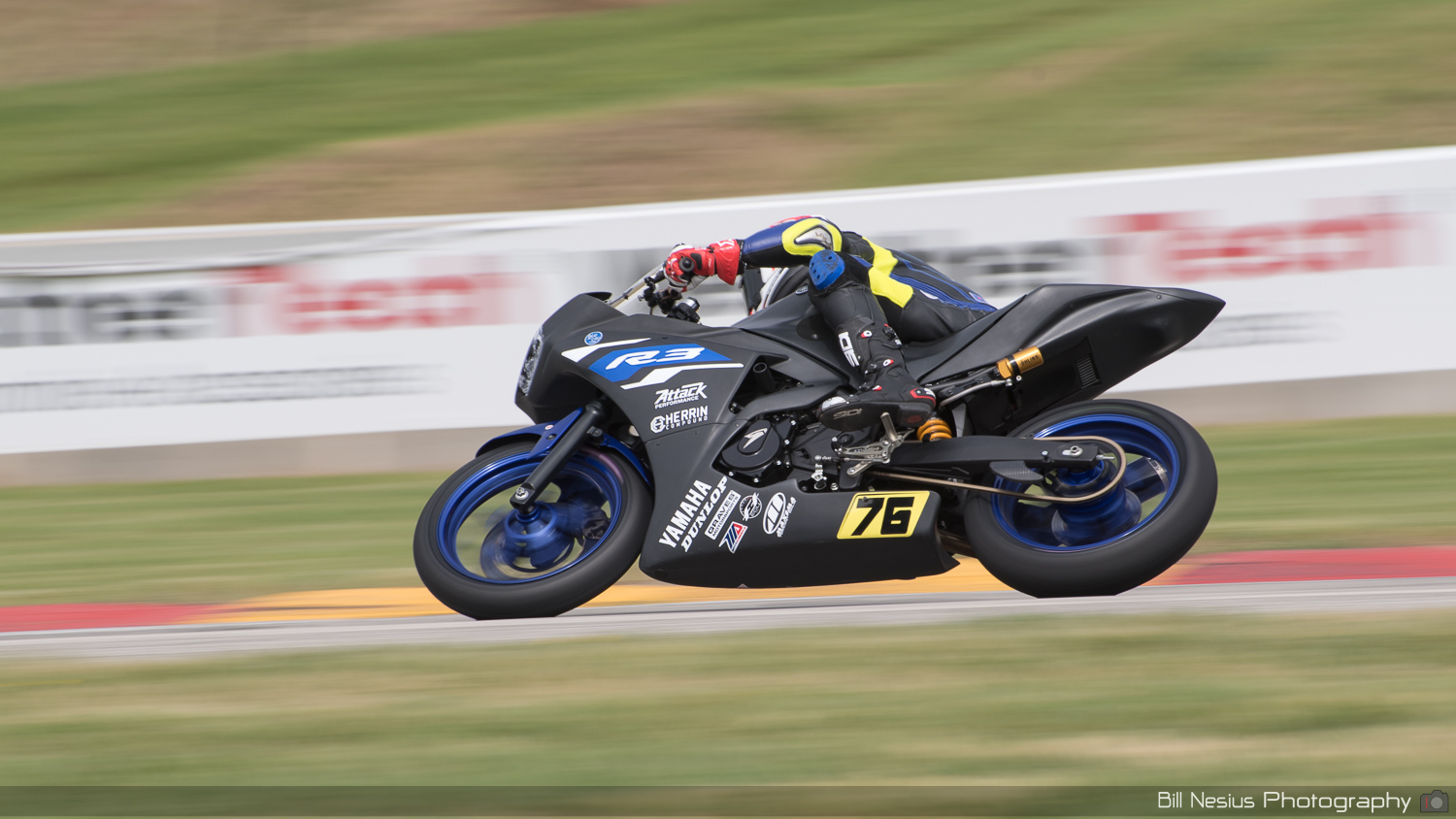 Gavin Anthony on the Number 76 Attack Performance/Herrin Compound Racing Yamaha YZF-R3 - Junior Cup ~ DSC_2060 ~ 4