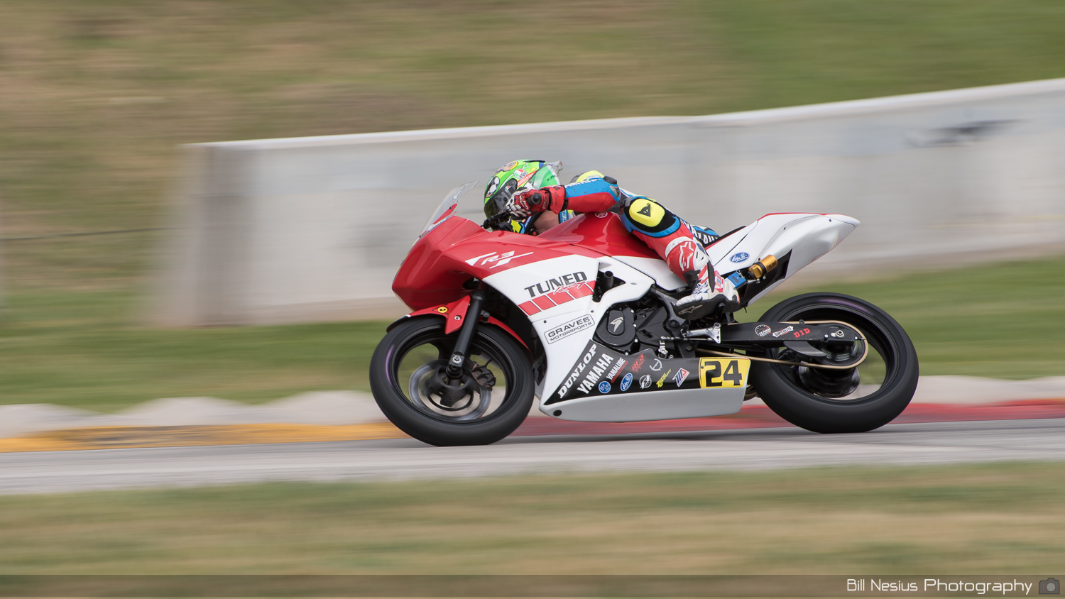 Joseph Blasius on the Number 24 Tuned Racing Yamaha YZF-R3 - Junior Cup ~ DSC_2082 ~ 4