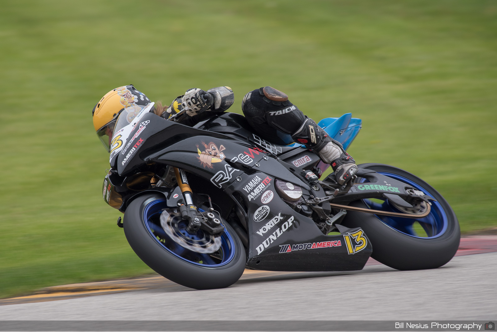 Aaron Graham on the Number 13 Motohana/Raceworx USA Yamaha YZF-R6 / DSC_0632 / 4