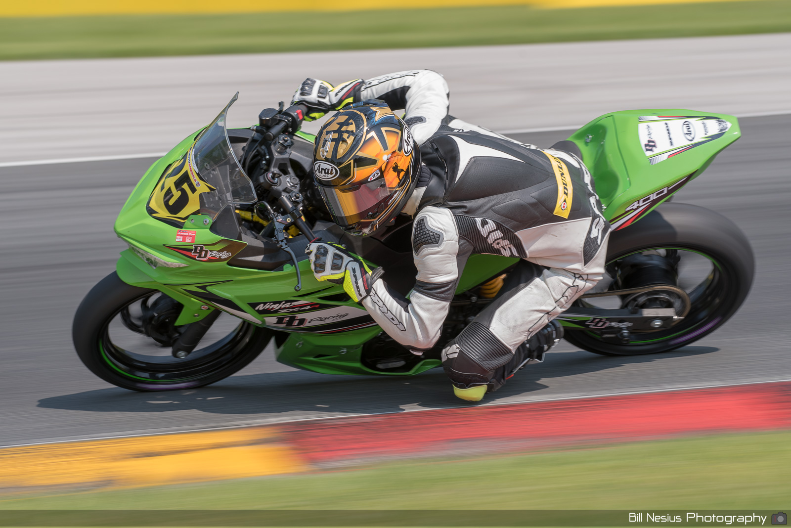 Dominic Doyle on the Number 25 Dominic Doyle Racing Kawasaki Ninja 400 / DSC_6757 / 3