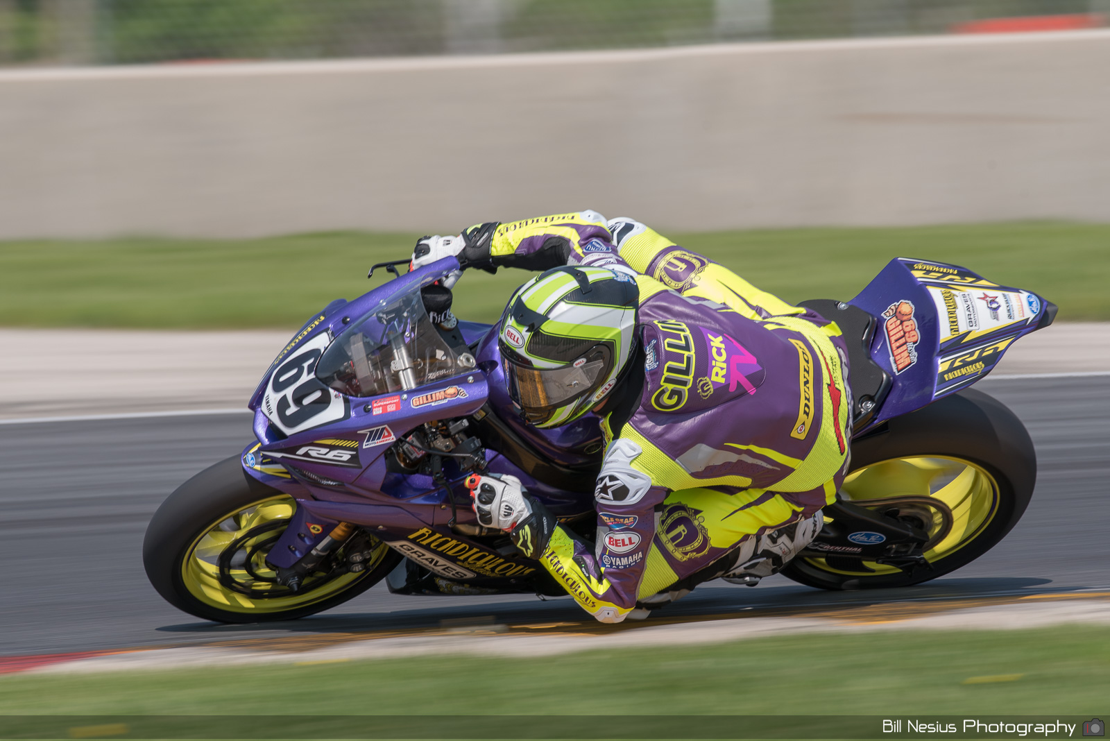 Hayden Gillim on the Number 69 Rickdiculous Racing Yamaha YZF-R6 / DSC_6966 / 3