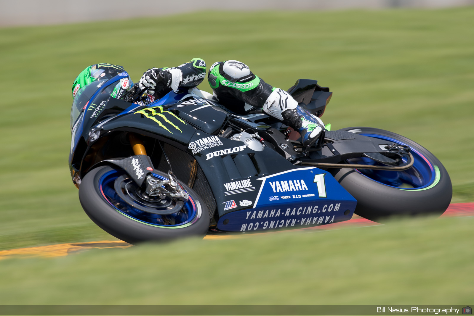 Cameron Beaubier on the Number 1 Monster Energy Yamaha Factory Racing Yamaha YZF-R1 / DSC_7271 / 