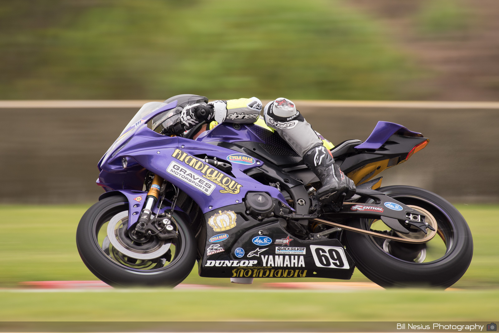 Hayden Gillim on the Number 69 Rickdiculous Racing Yamaha YZF-R6 / DSC_9453 / 4
