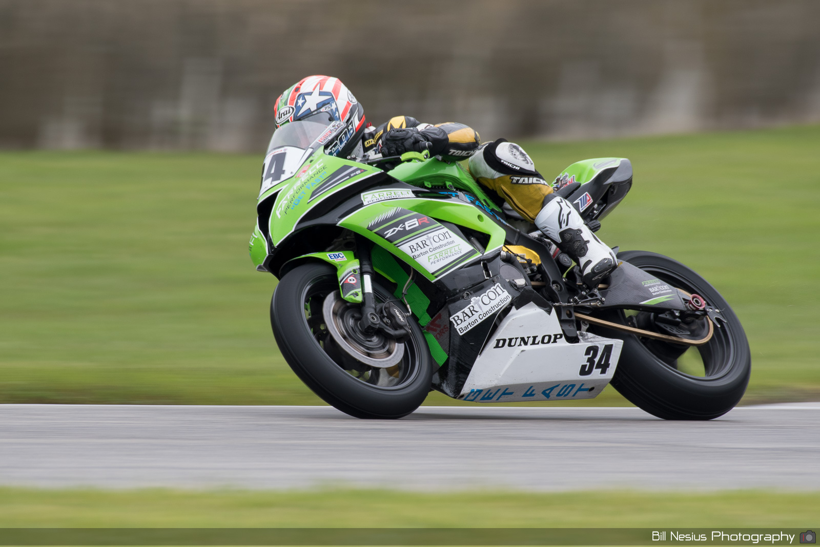Danny Eslick on the Number 34 BARTCON Racing/Farrell Performance Kawasaki ZX-6R / DSC_9462 / 4