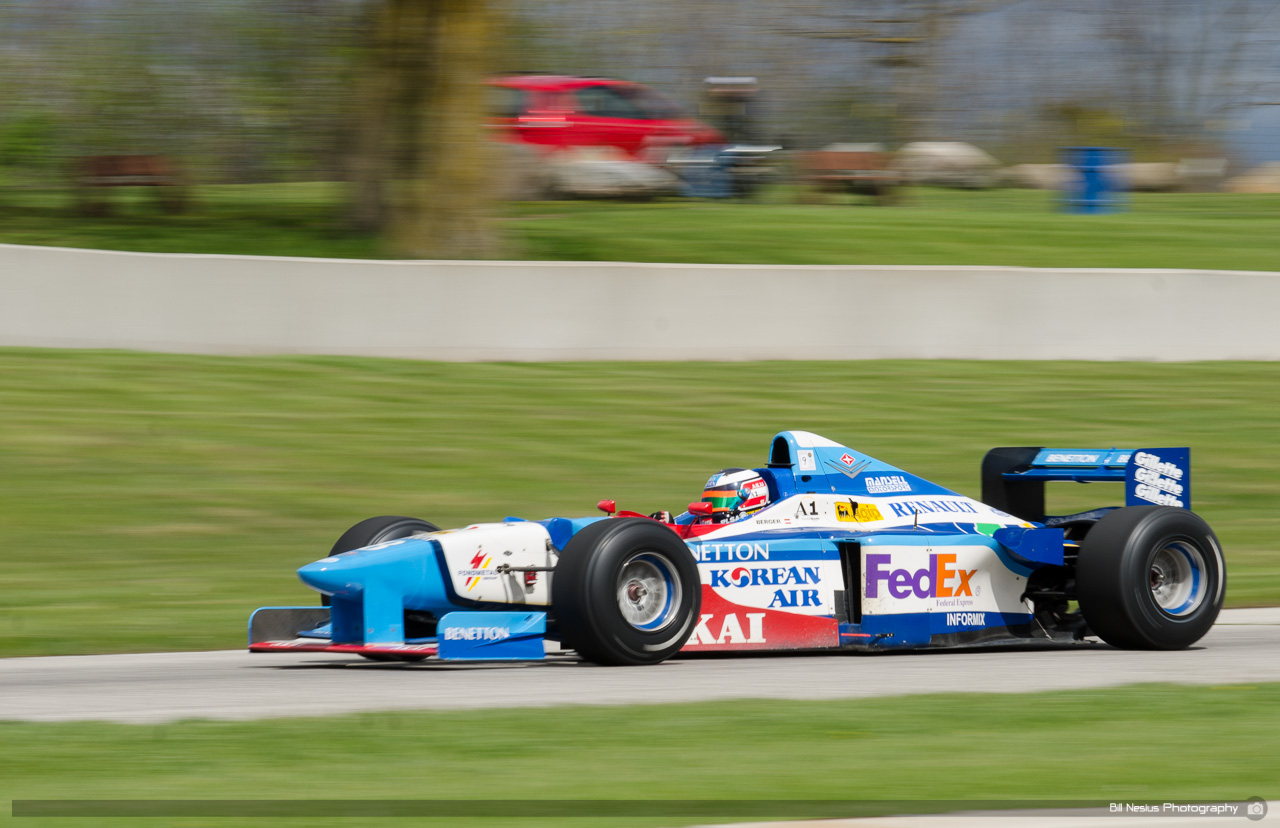 1997 Benetton B197(F1) driven by Brian French at Road America, Elkhart Lake, WI Turn 7 / DSC_3635