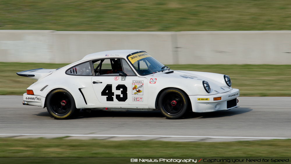 Porsche at the Hawk, Road America, Elkhart Lake WI in turn 7 / DSC_0354
