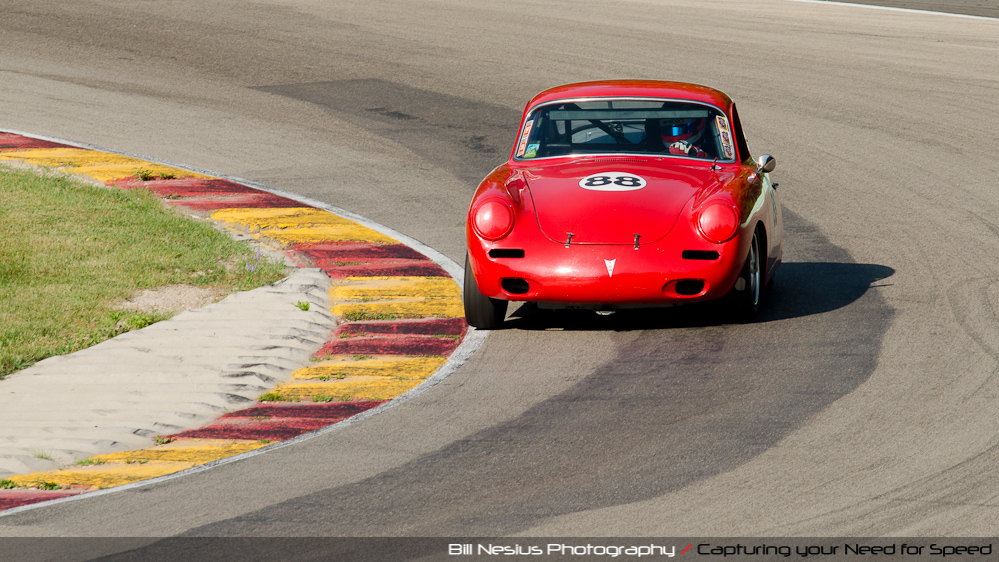 Porsche at the Hawk, Road America, Elkhart Lake WI in turn 12 / DSC_7625