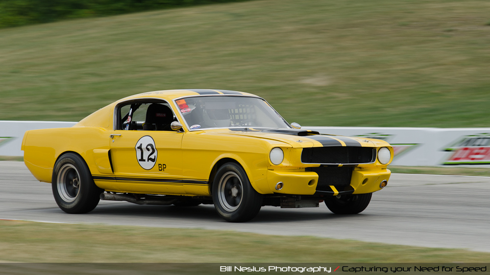 Ford Mustang at the Hawk, Road America, Elkhart Lake WI in turn 7 / DSC_9391