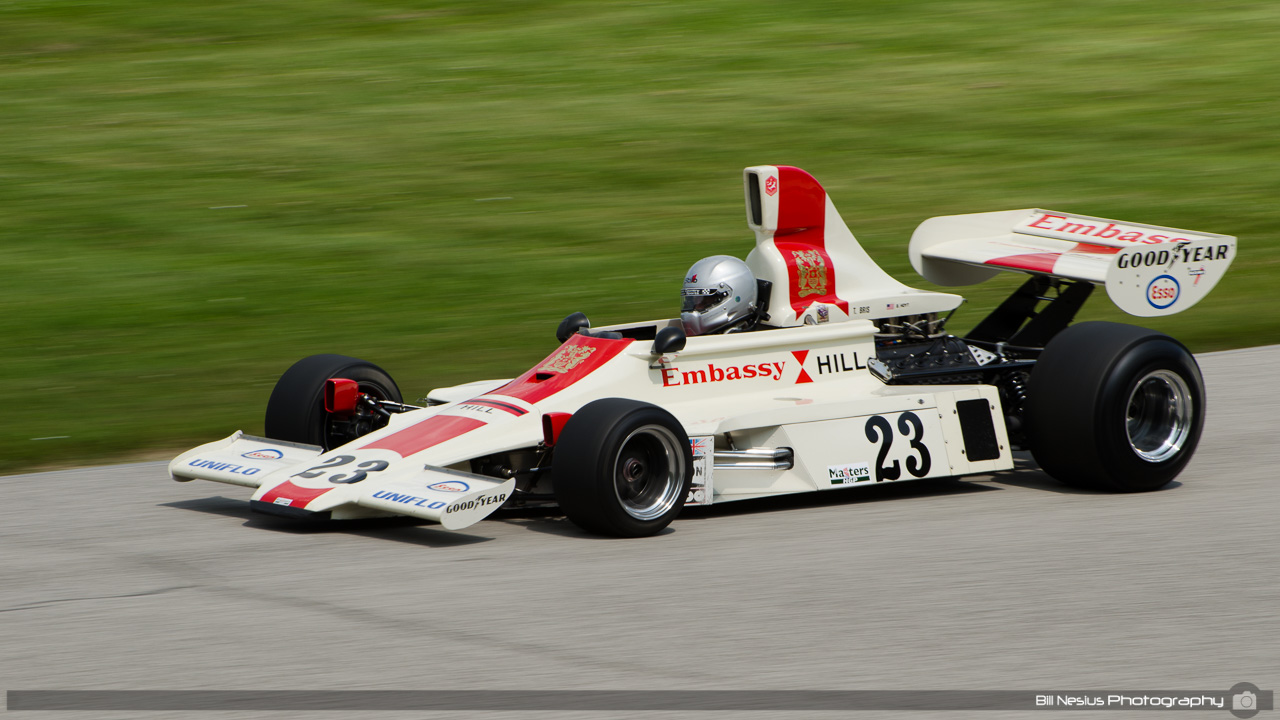 1976 Hill GH1 #23 driven by Brad Hoyt at Road America, Elkhart Lake, WI. Turn 9 / DSC_0599