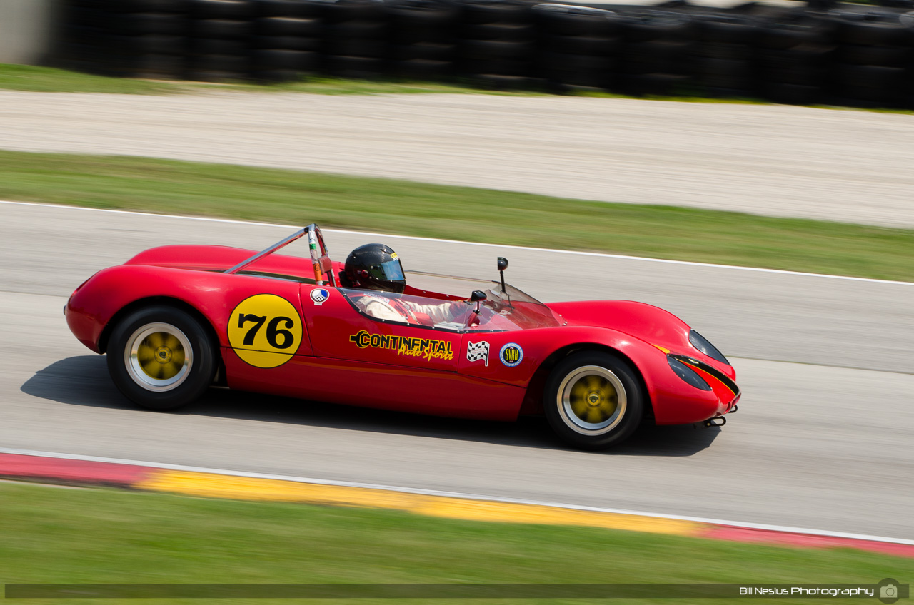 1965 Lotus 23C in turn 7 at Road America, Elkhart Lake, WI. Driven by John Weinberger / DSC_0973
