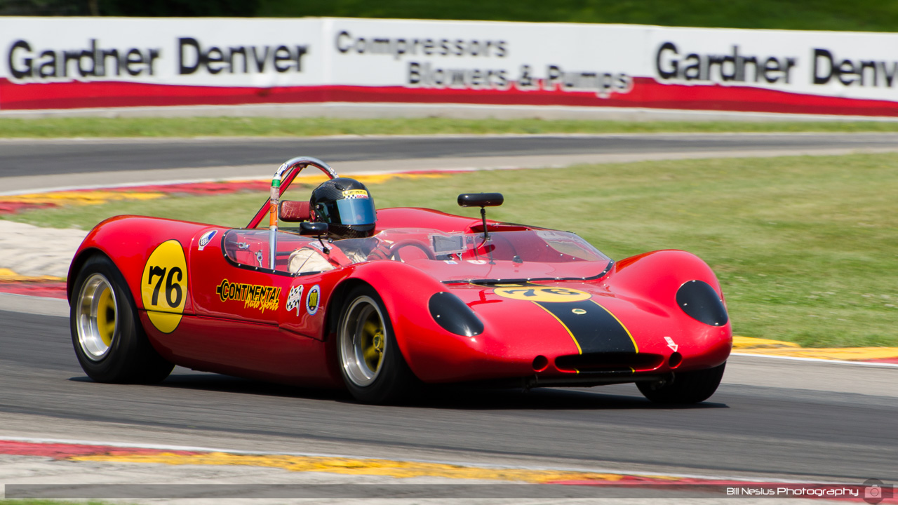 1965 Lotus 23C in turn 6 at Road America, Elkhart Lake, WI. Driven by John Weinberger / DSC_1008