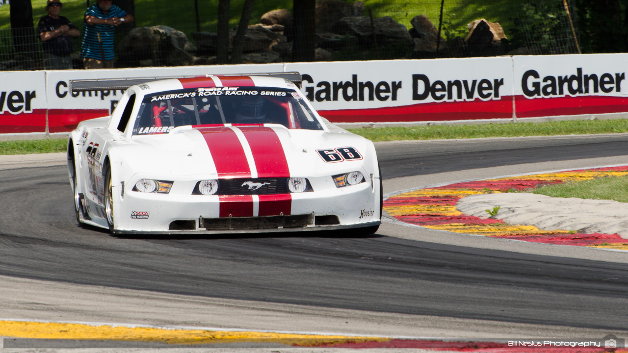 2010 Ford Mustang T/A #68 driven by Denny Lamers at Road America, Elkhart Lkae, WI. turn 6 / DSC_1231
