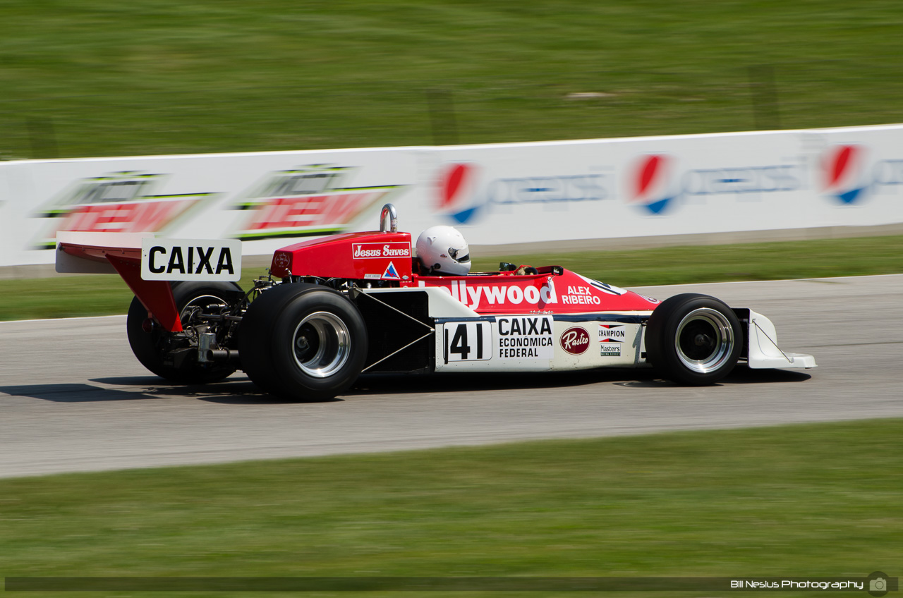 1976 March 761 #141 driven by Robin Hunter at Road America, Elkhart Lake, WI. Turn 7 / DSC_1344