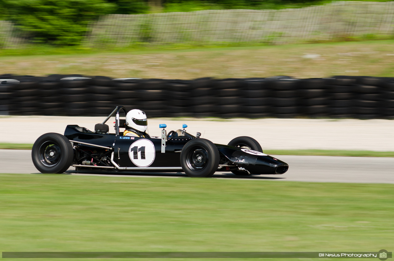 1969 Caldwell D9 #11 driven by Andrew Lewis at Road America, Elkhart Lake, WI. Turn 9 / DSC_2065