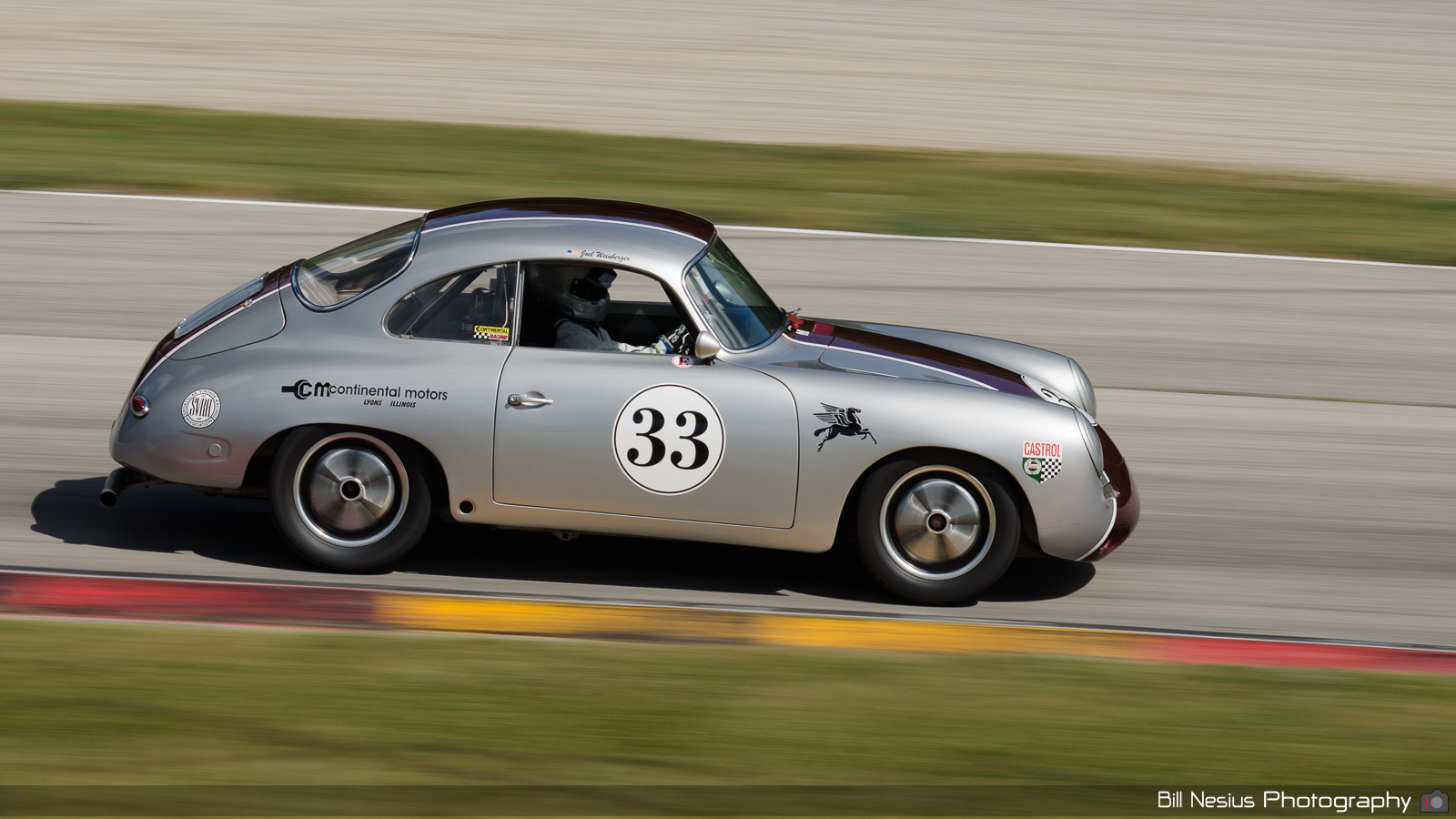 Porsche 356 No.33 drinen by Joel Weinberger  at Road America T7 / DSC_7808 / 4