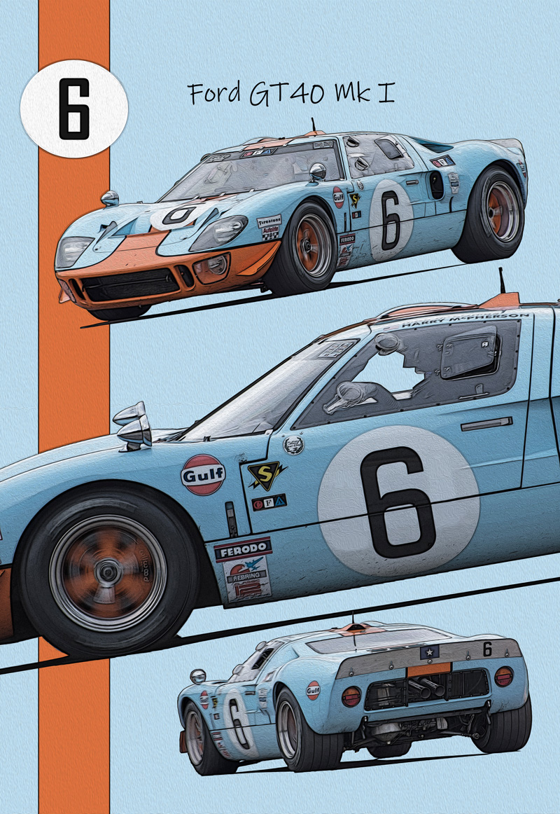 Gord GT40 Poster