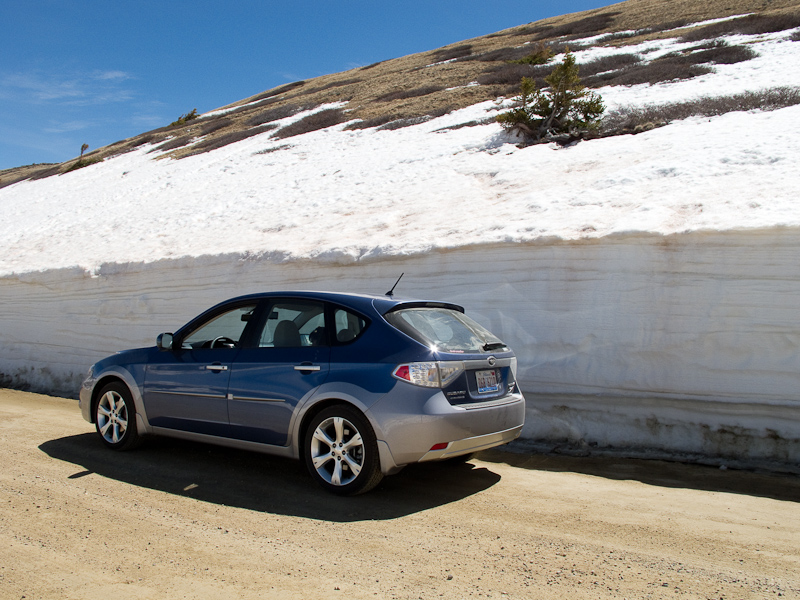 Subaru at Cottonwood pass
