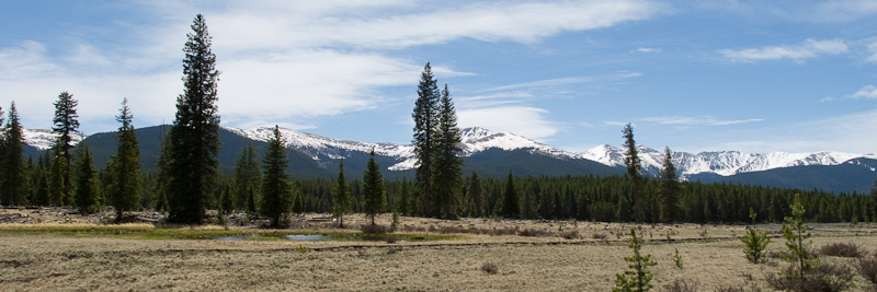 West side of Cottonwood pass