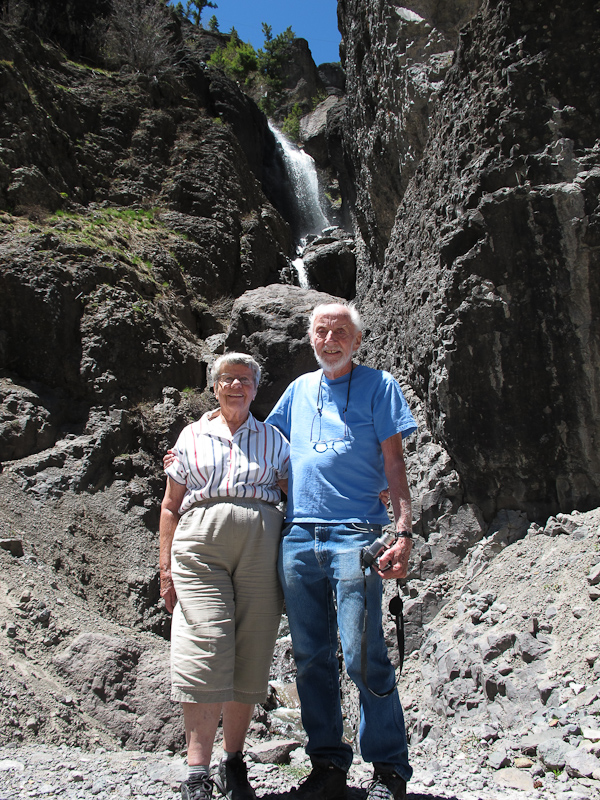 Mom & Dad on Camp Bird Road. Ouray County Rd 361