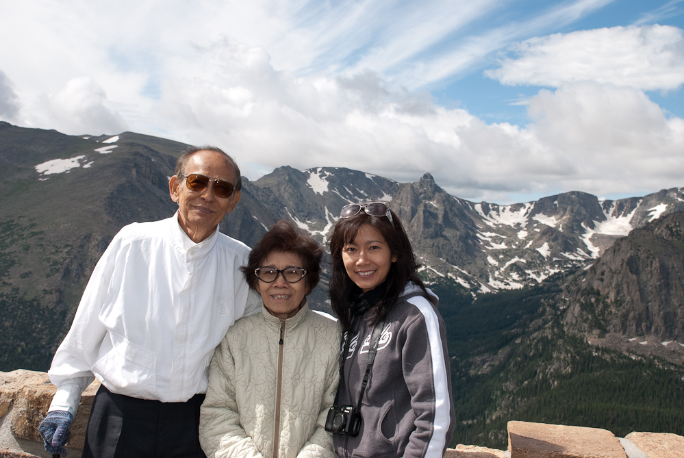 Cherd,Kamala and Sutaya at Rocky Mountain National Park - DSC_1308