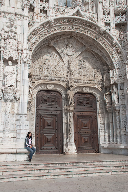 Mosteiro dos Jeronimos, a 16th-century monastery located in the Belém district of Lisbon, Portugal