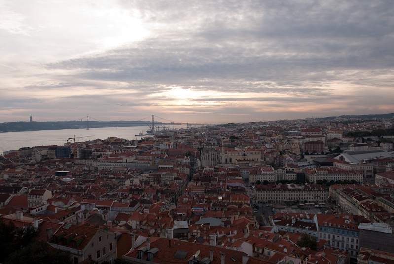 Overview of Lisbon from Castelo de Sao Jorge