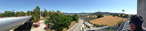 Circuit de Catalunya for MotoGP leaving the gate