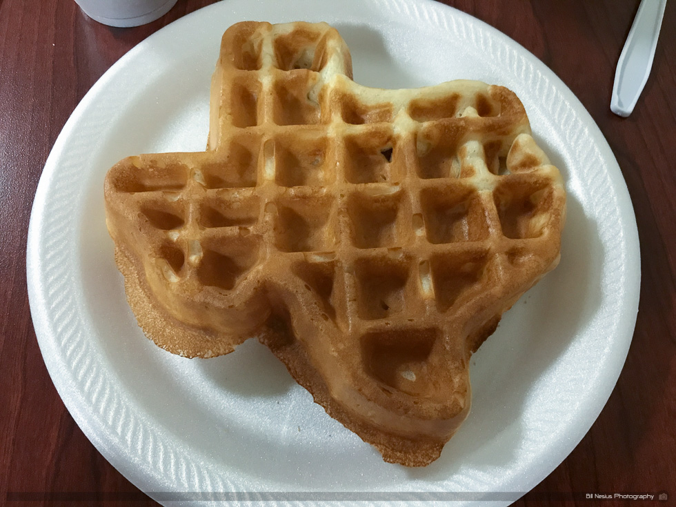 Waffles in Texas. Don't call them Belgium waffles ~ IMG_0892