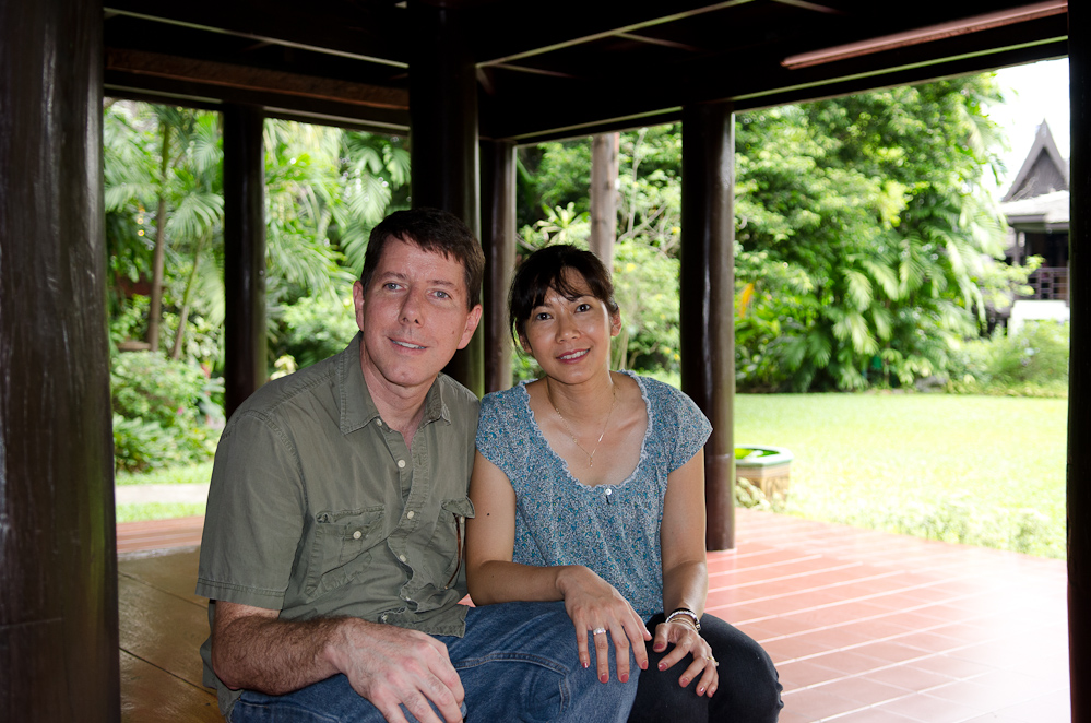 Bill & Sutaya at Suan Pakkad Palace, Bangkok Thailand  ~  DSC_0625