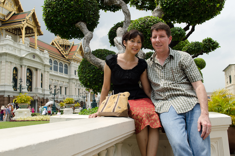Sutaya & Bill at the Grand Palace, Bangkok Thailand  ~  DSC_0908