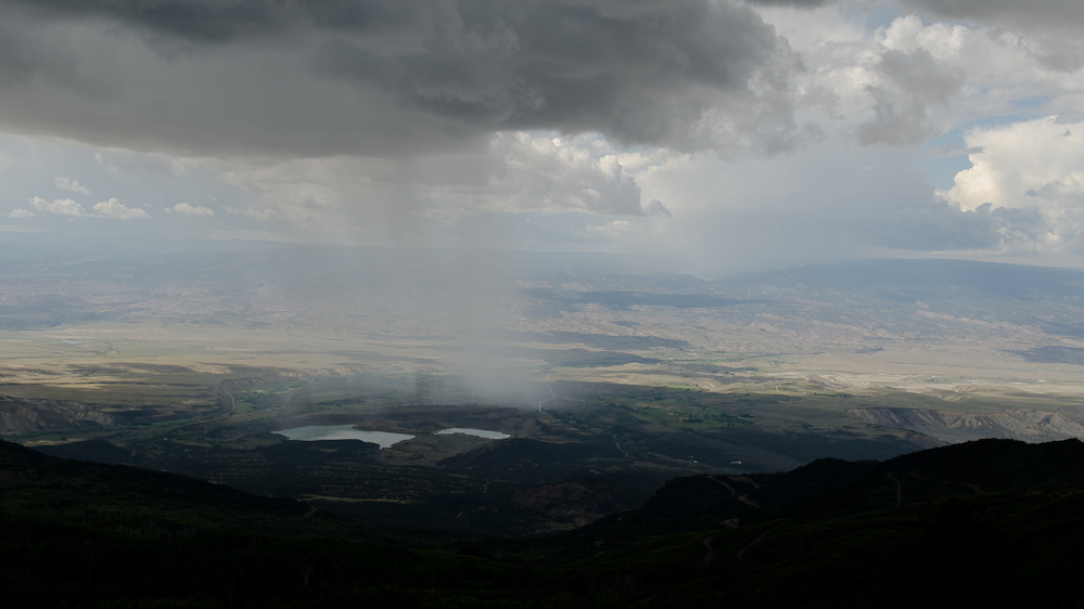 rainshower at Grand Mesa National Forest / DSC_7092