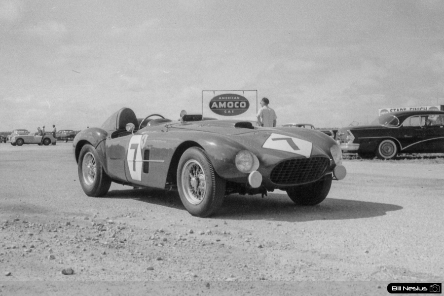 Ferrari 375 Plus Number 7 driven by Jim Kimberly at Sebring March, 13 1955 / 114L_0002 / 