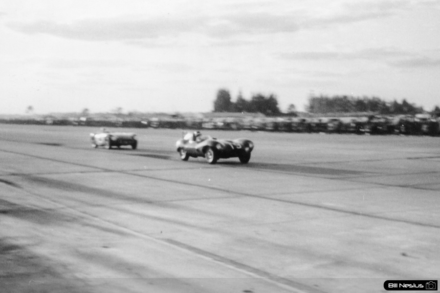 Jaguar D-type Number 19 driven by Hawthorn / Walters at Sebring March, 13 1955 / 114L_0005 / 