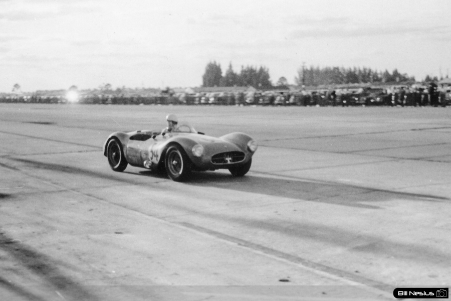 Maserati A6GCS Number 54 driven by Friedmann / Brocken at Sebring March, 13 1955 / 114L_0007 / 