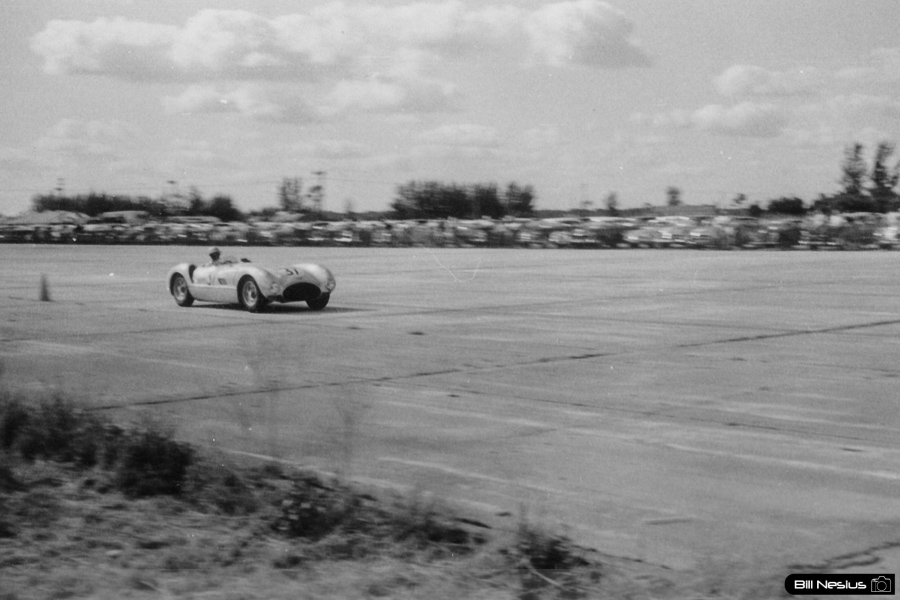 Cunningham C6-R Number 37 driven by Cunningham / Bennett / *Walters at Sebring March, 13 1955 / 114L_0013 / 