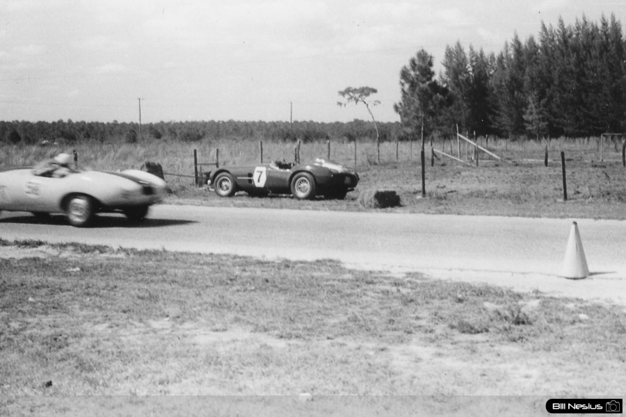 Arnolt Bristol Number 56 at Sebring March, 13 1955 / 114L_0029 / 