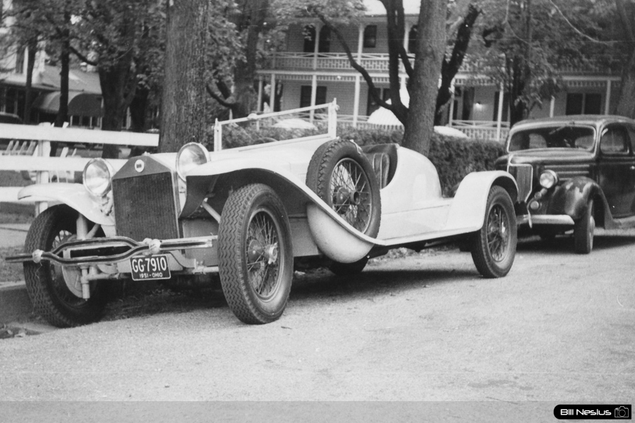 Mid 1920s Lancia Lambda at Elkhart Lake, WI September, 1952 / 137E_0015 / 