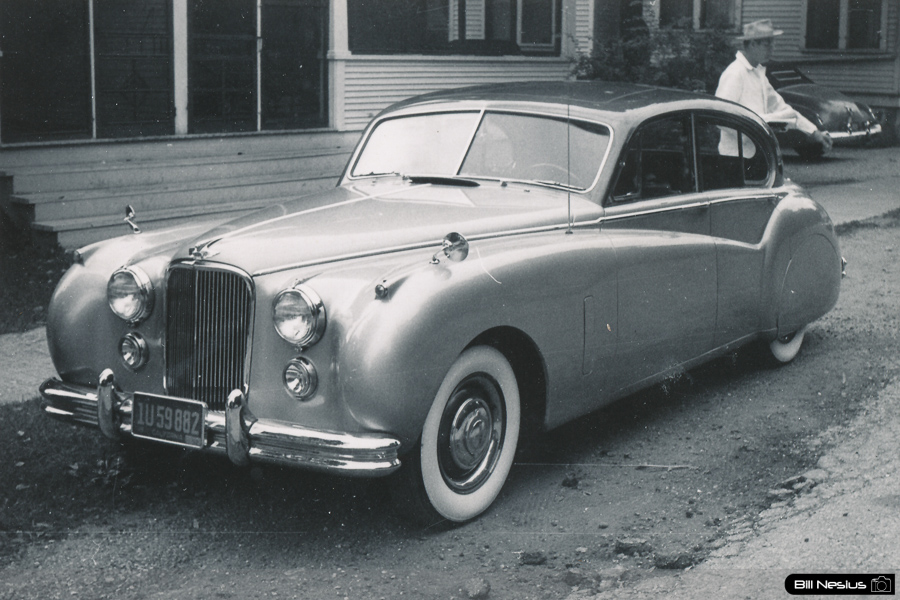 Jaguar Mk 7 at Elkhart Lake, WI September, 1952 / 137E_0024 / 