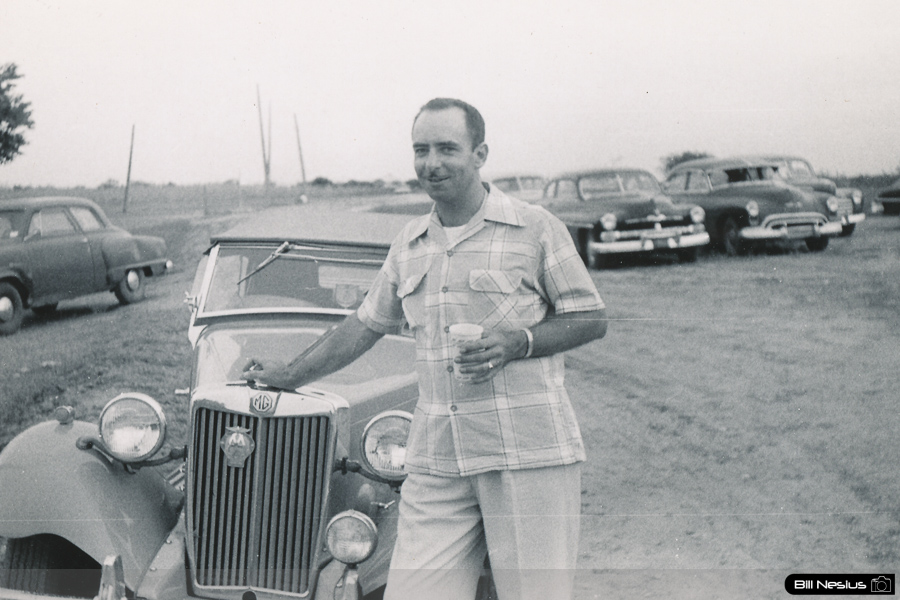 Col. Williams Dads CO. at Janesville Airport Race 8/3/1952. This makes more sense  than Bergstrom AFB, Austin, TX, 1952 / 137E_0037 / 