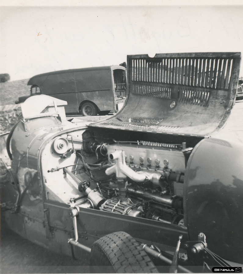 A Bugatti with a blown straight 8. Ramsgate Speed Trials September 30th 1951 / 21_537_0010 / 