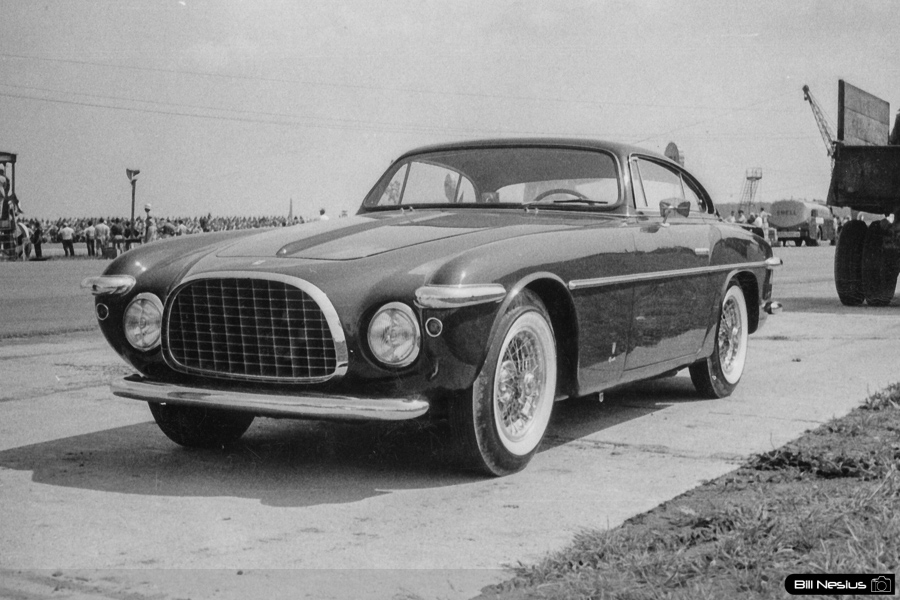 1953 Ferrari 212 Inter Coupe by Vignale at Lockbourne AFB August 1953 / 493K_0015 / 