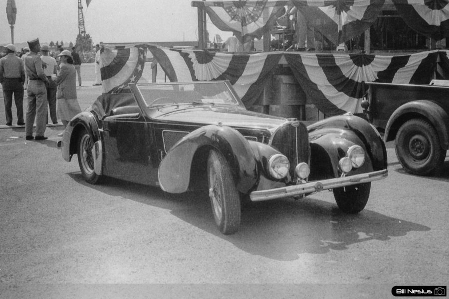 Bugatti Type 57 at Lockbourne AFB August 1953 / 493K_0018 / 