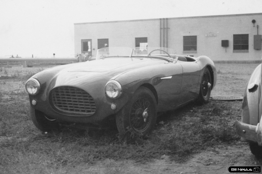 Austin Healey 100/4  with custom front/grill Lockbourne AFB August 1954 / 677L_0008 / 